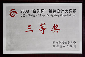 2008年“白沟杯”箱包设计大奖赛三等奖